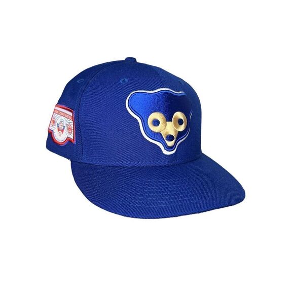 New Era Men’s 8 Chicago Cubs Fitted Hat MLB Patch Fan Apparel Baseball Cap - Picture 1 of 8